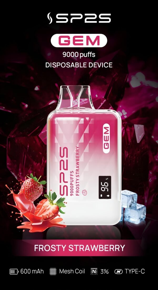 SP2S GEM 草莓冰 拋棄式電子煙 9000口